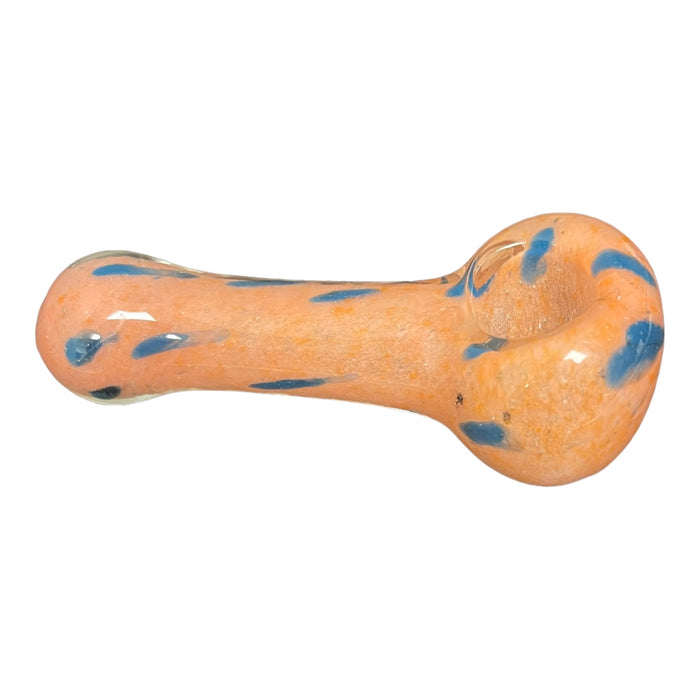 4" Spotted Glass Hand Pipe (Assorted Colors)
