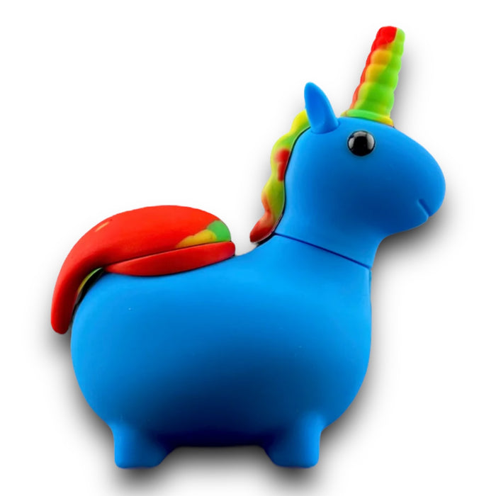 5" Unicorn Water Pipe - (Assorted Colors)