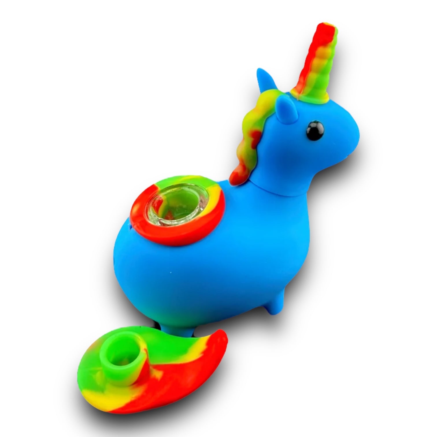 5" Unicorn Water Pipe - (Assorted Colors)