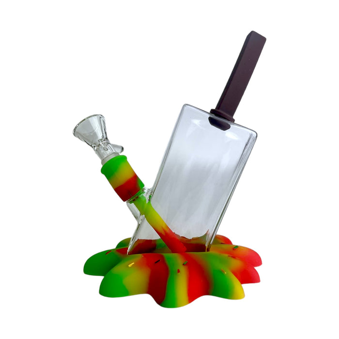 7"  Ice-cream Bar Silicone Water Pipe (Assorted Colors)