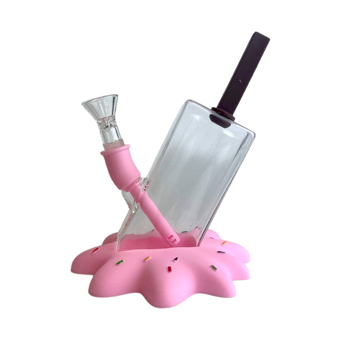 7"  Ice-cream Bar Silicone Water Pipe (Assorted Colors)