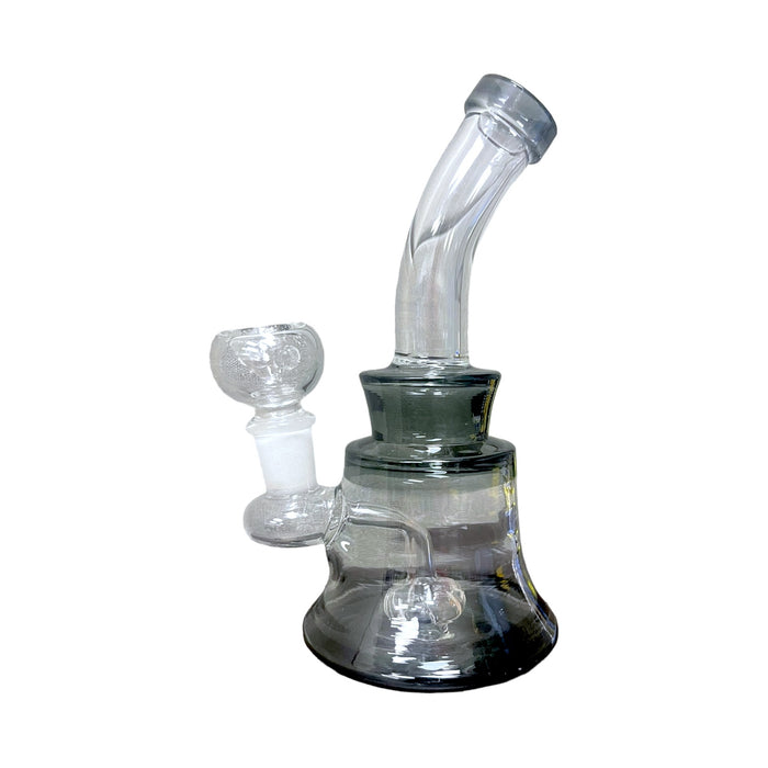 6.5" Bent Neck w/ Shower Perc Glass Water Pipe