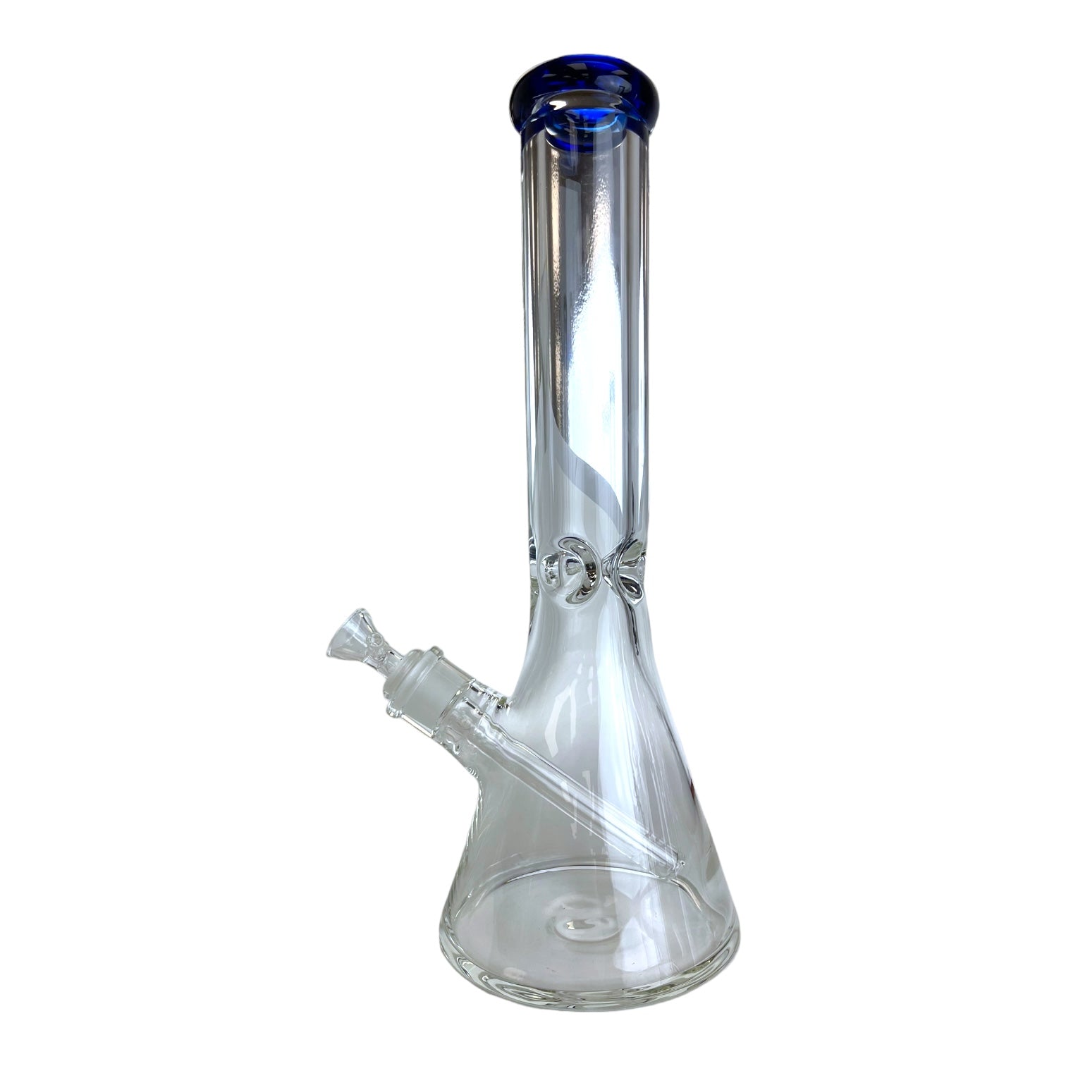14" 9MM Beaker Color Top Water Pipe