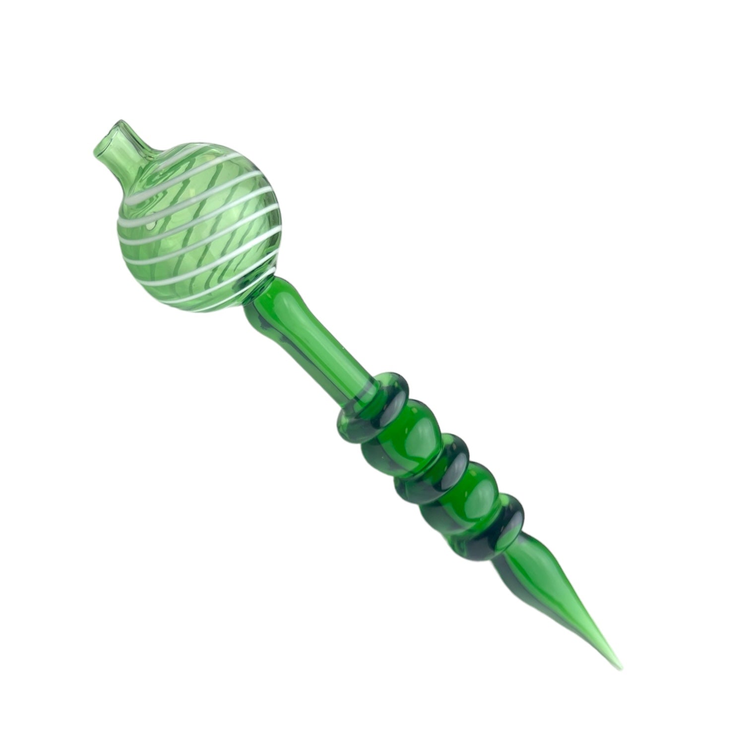 6" Bubble Swirl Glass Dabber - DB-01 - Assorted Colors