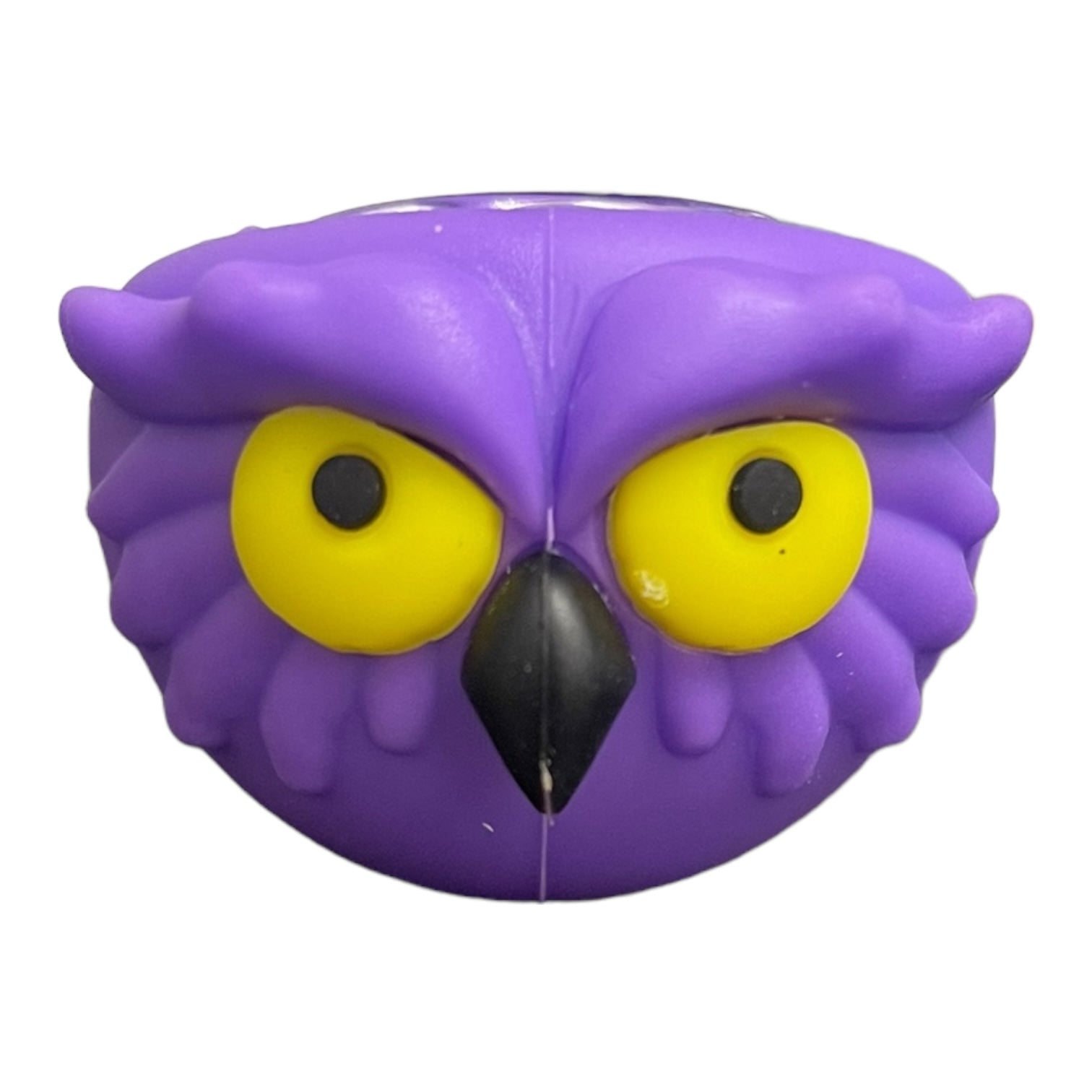 4" Owl Face Hand Pipe (Assorted Colors)