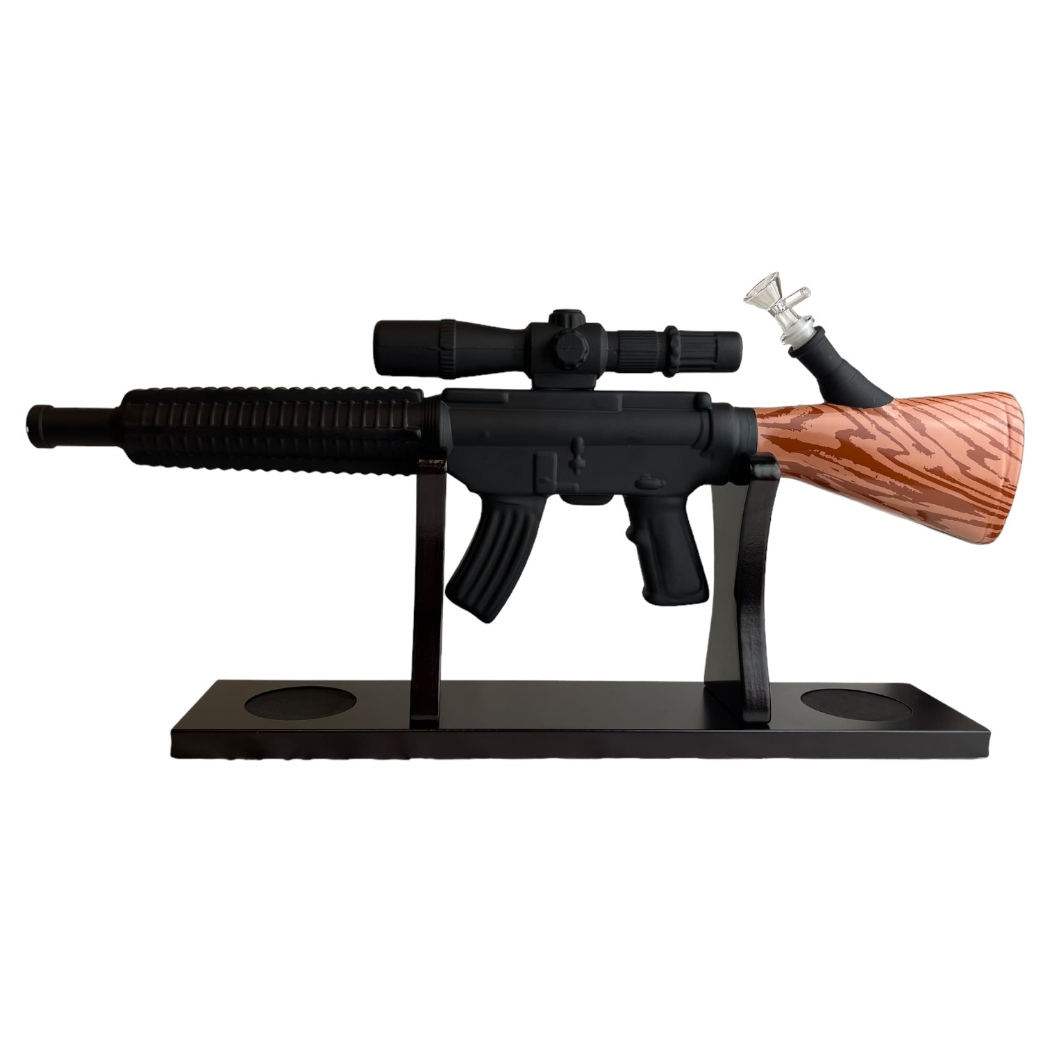 24” Assault Rifle w/ Stand Water Pipe