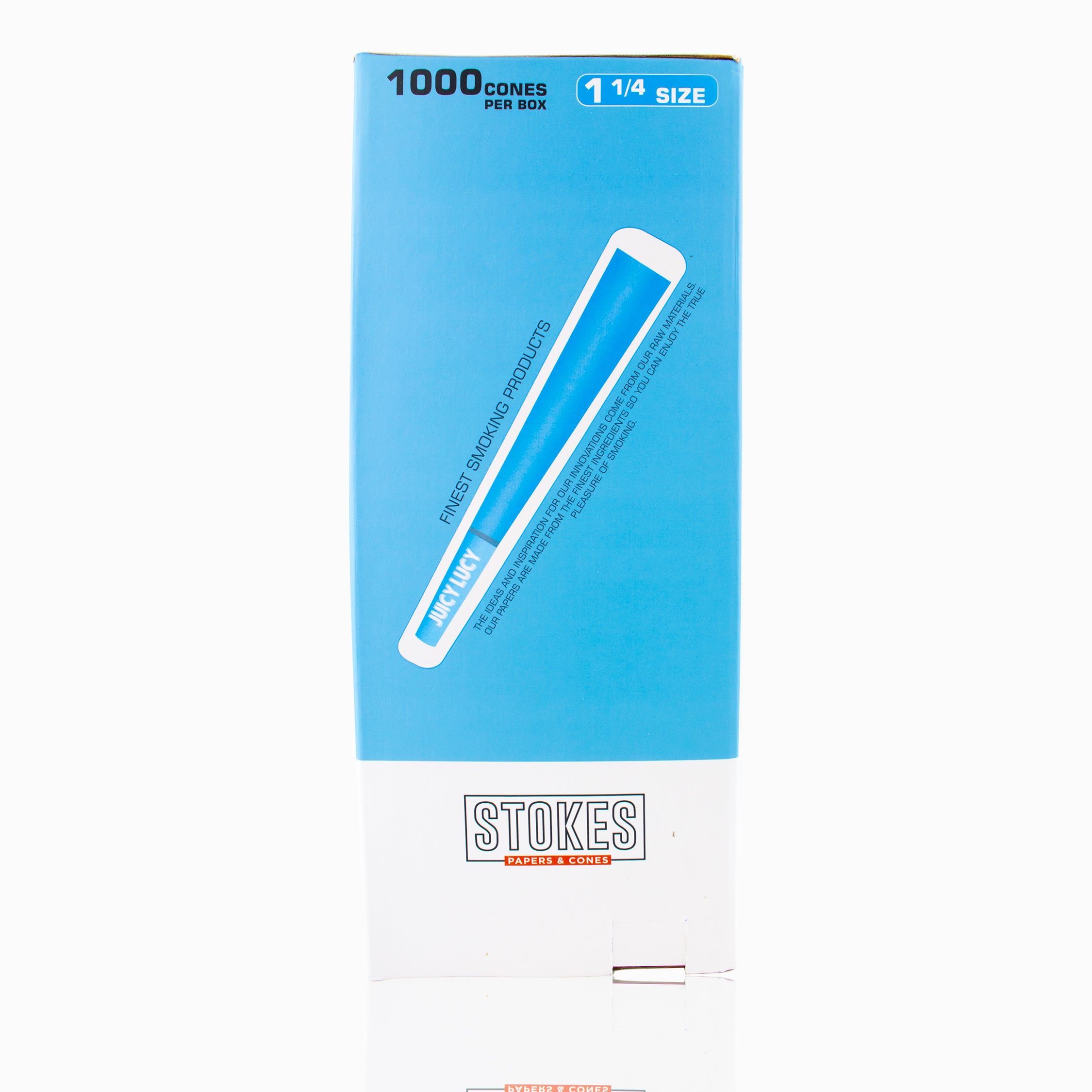 Juicy Lucy Bulk 1 1/4 Blue Cones (1000per box)