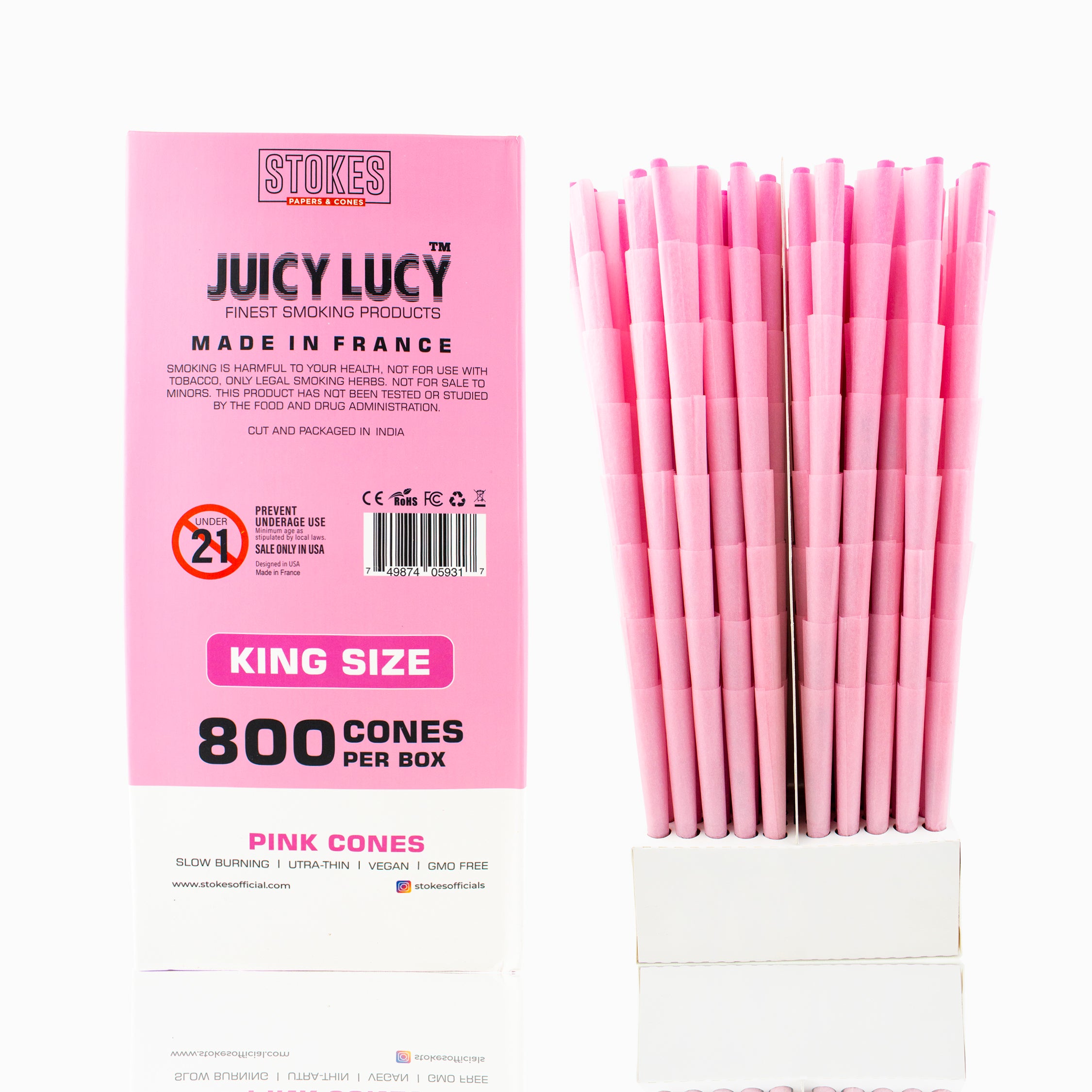 Juicy Lucy Pink Cones