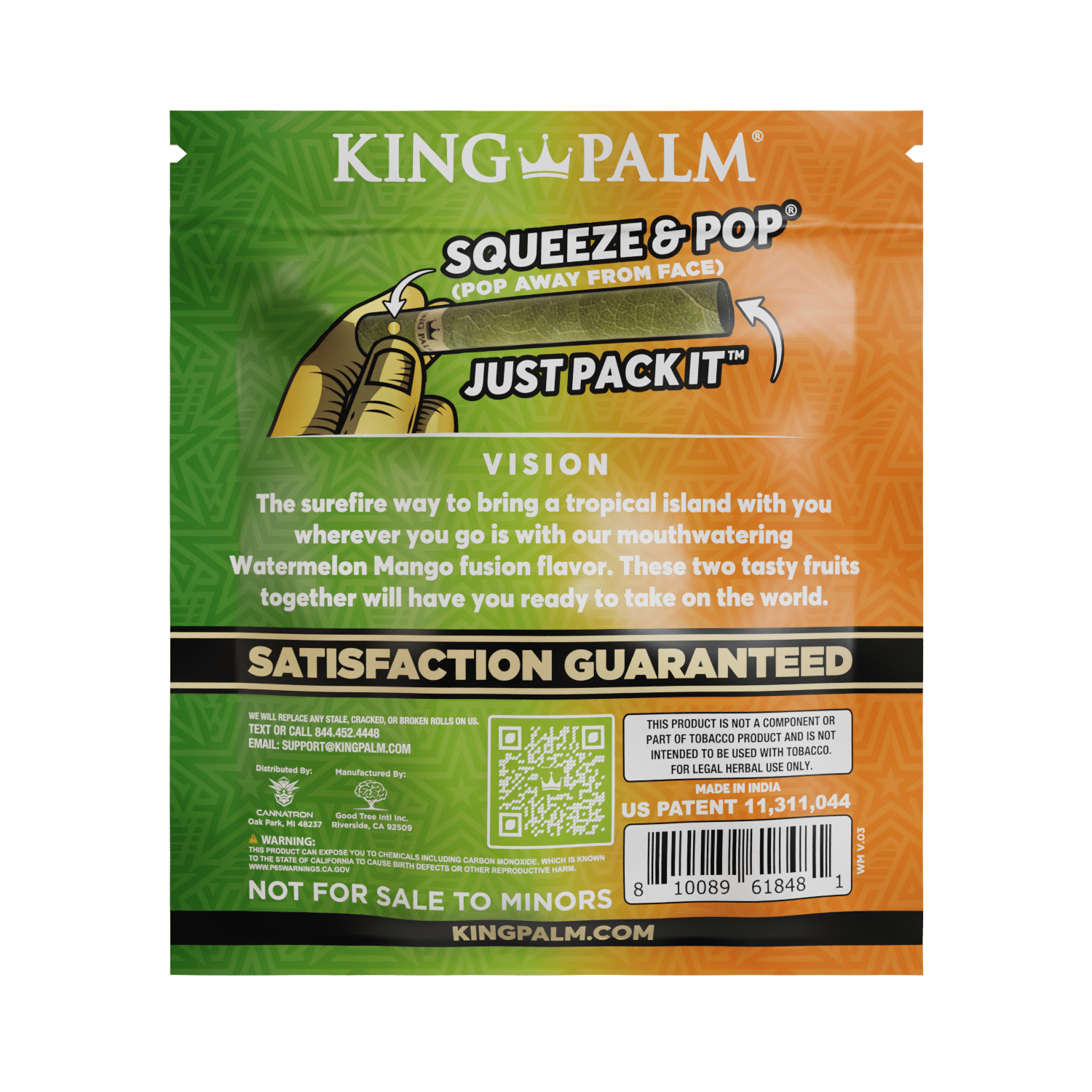 King Palm 25 Minis Watermelon Mango