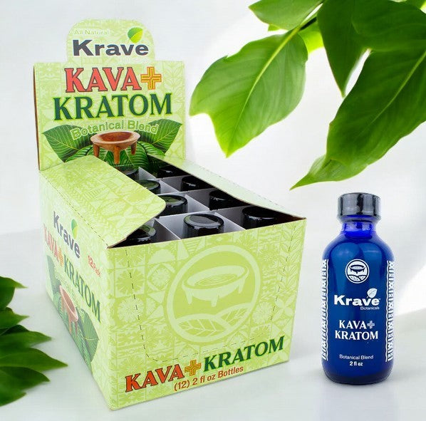KR Kava + Liquid Shots - Botanical Blend 2 fl oz (12pcs/Display)
