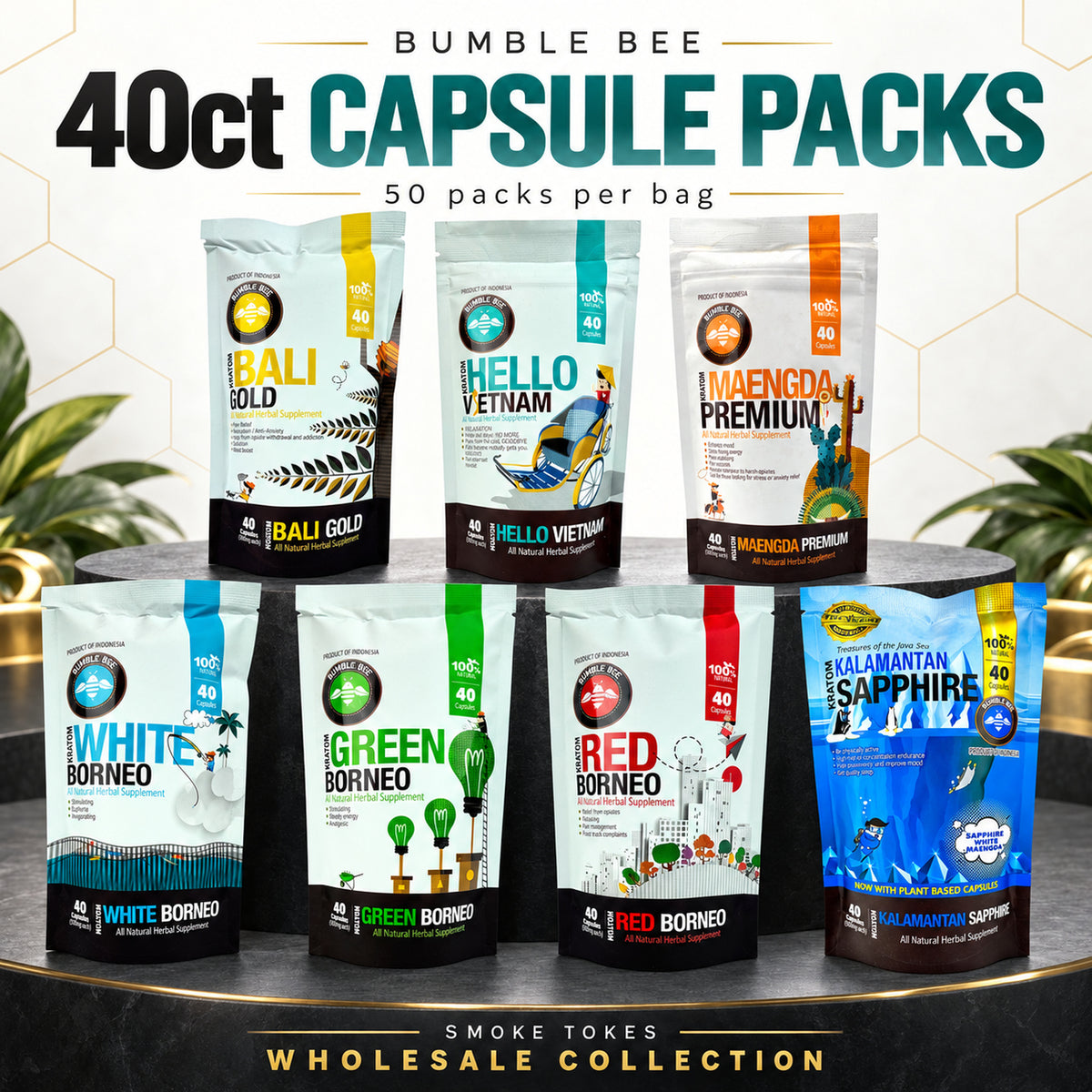 Bumble Bee - 40Caps (50Packs/Bag)
