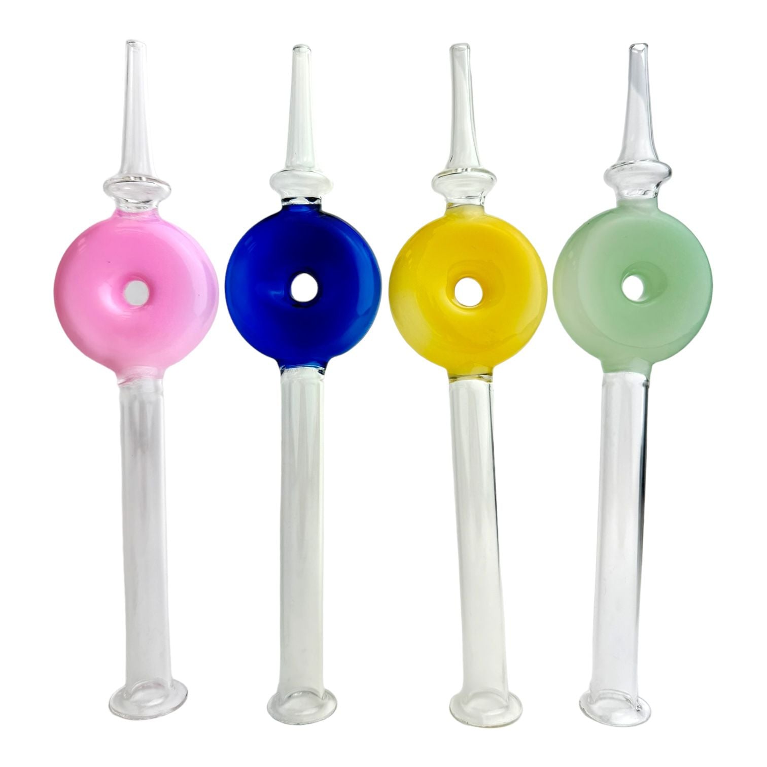 8 Inch Large Donut Glass Nectar Collector