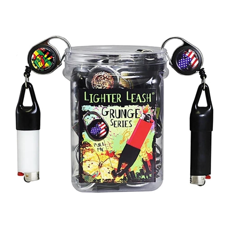 Lighter Leash Jar - The Grunge Series (30pc Display)