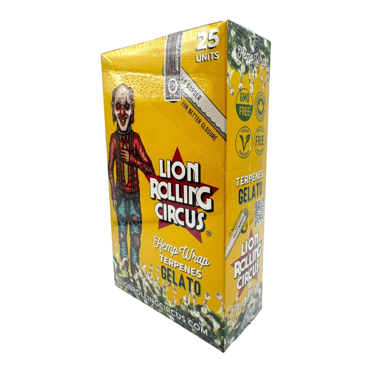 Lion Rolling Circus Terpenes Hemp Wrap - 25pc Display