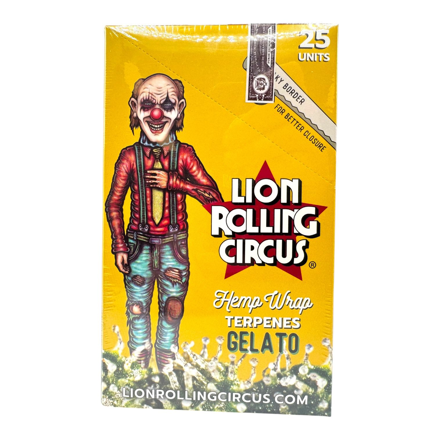 Lion Rolling Circus Terpenes Hemp Wrap - 25pc Display