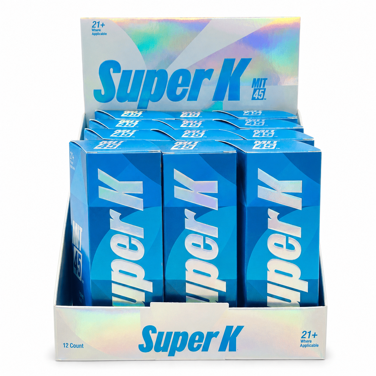 MIT 45 | Kratom Super K Mitragyna Speciosa "Blue Box" (12ct/Display)