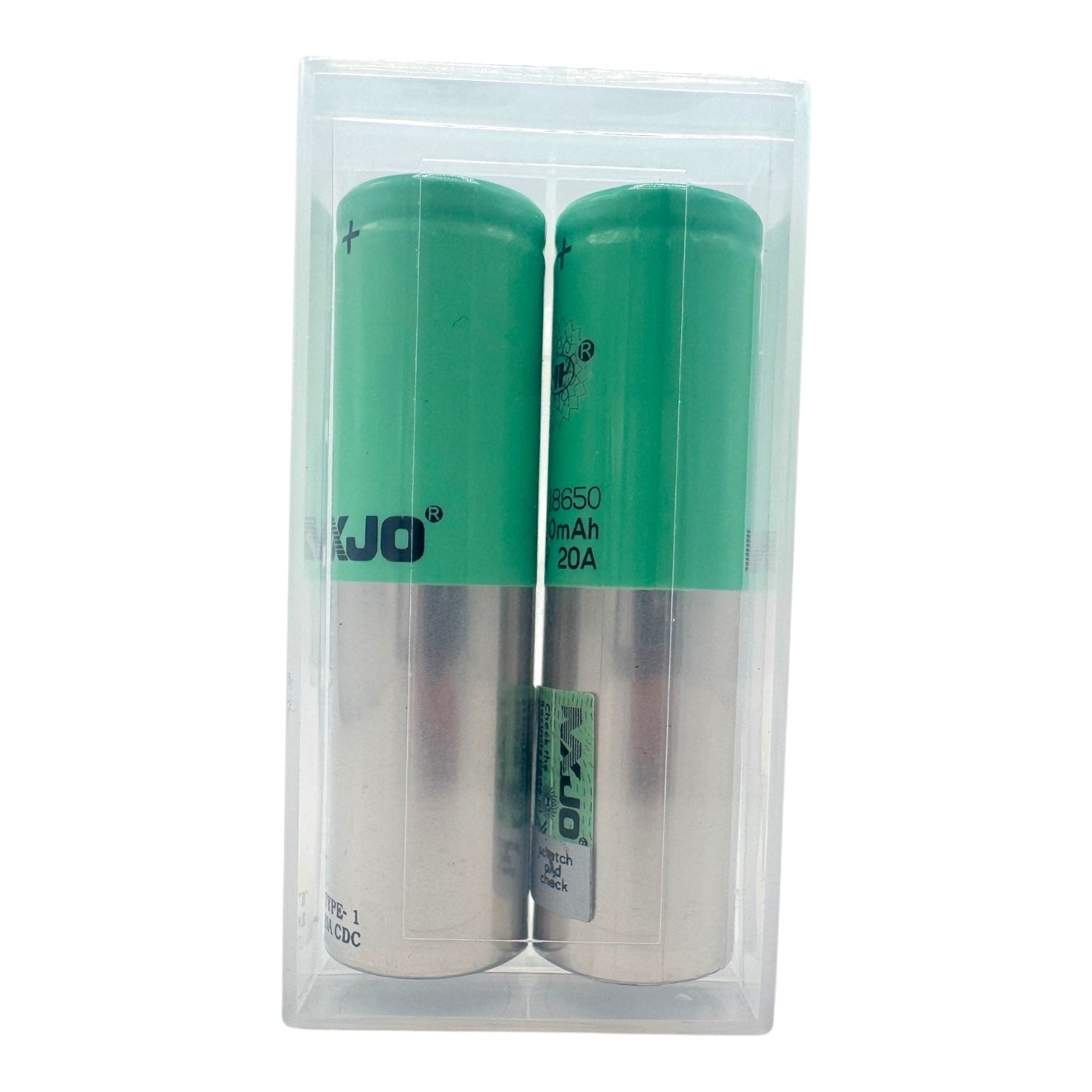 MXJO Type-1 3500mAh 18650 Battery (Pack of 2)