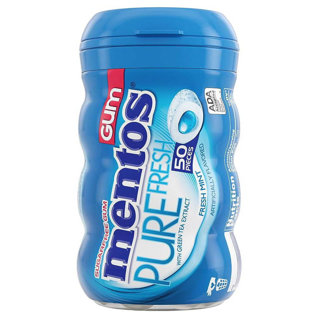 top Mentos Chewing Gum 50 Pieces Safe Can