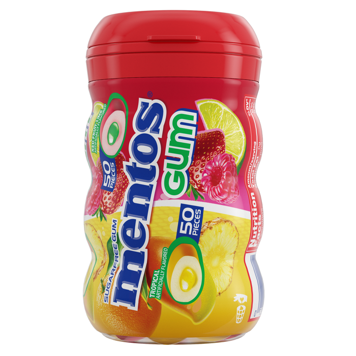 Mentos Chewing Gum 50 Pieces Safe Can
