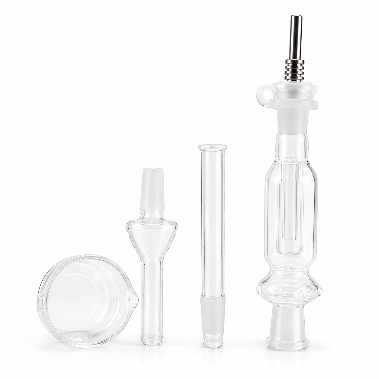 Micro NC Red Box Nectar Collector with Quartz and Titanium Tip kit