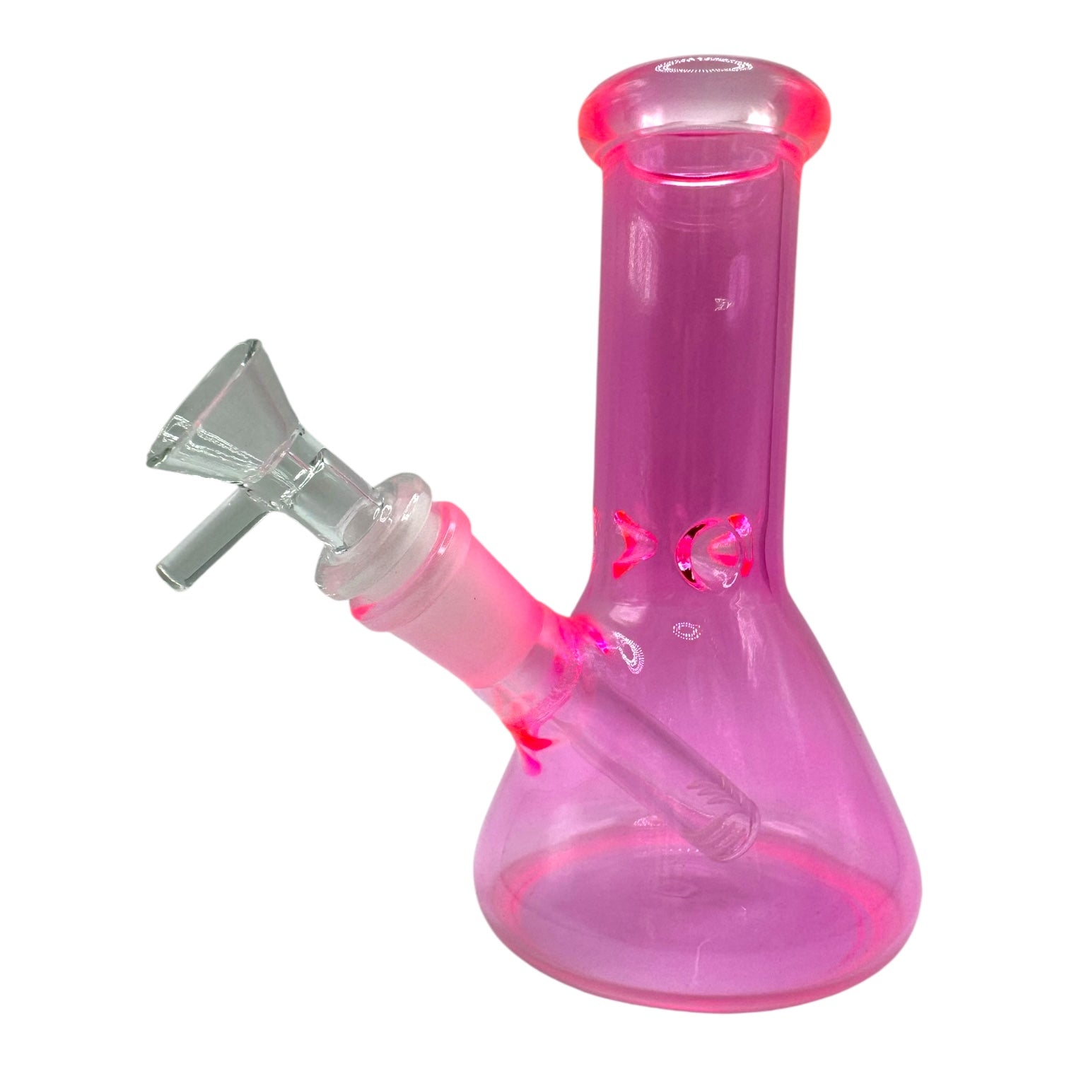 Mini Color Glass Beaker Water Pipe