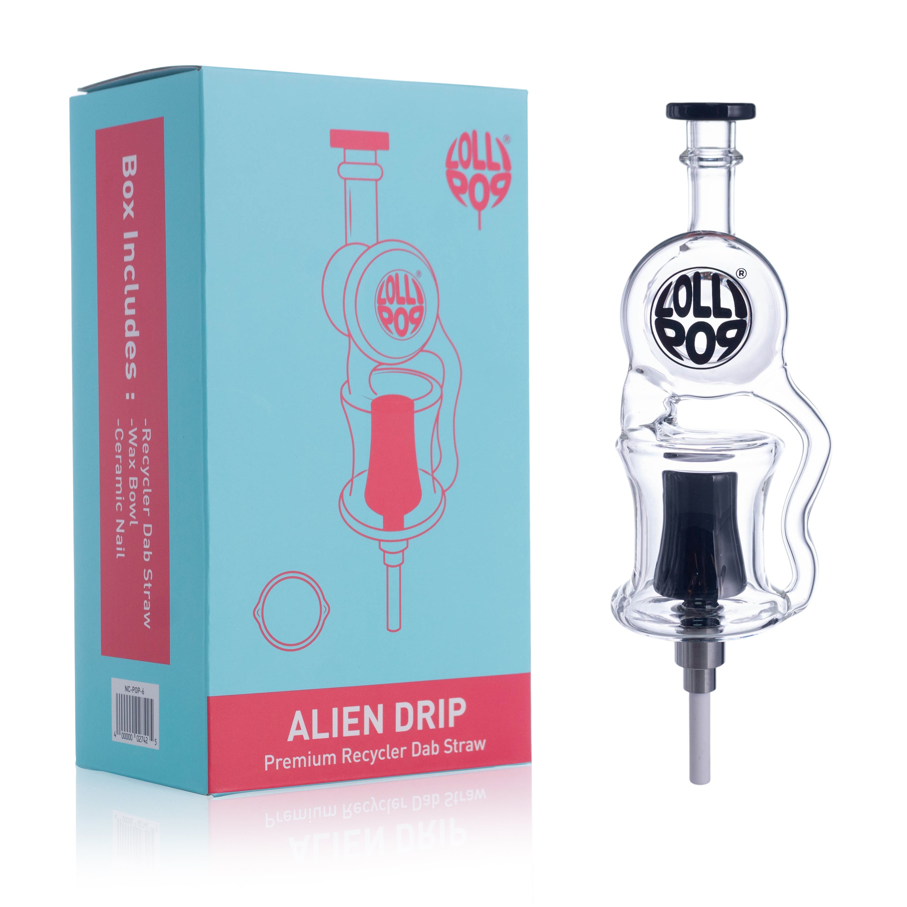 Lollipop Alien Drip Nectar Collector Straw "NC-POP6"