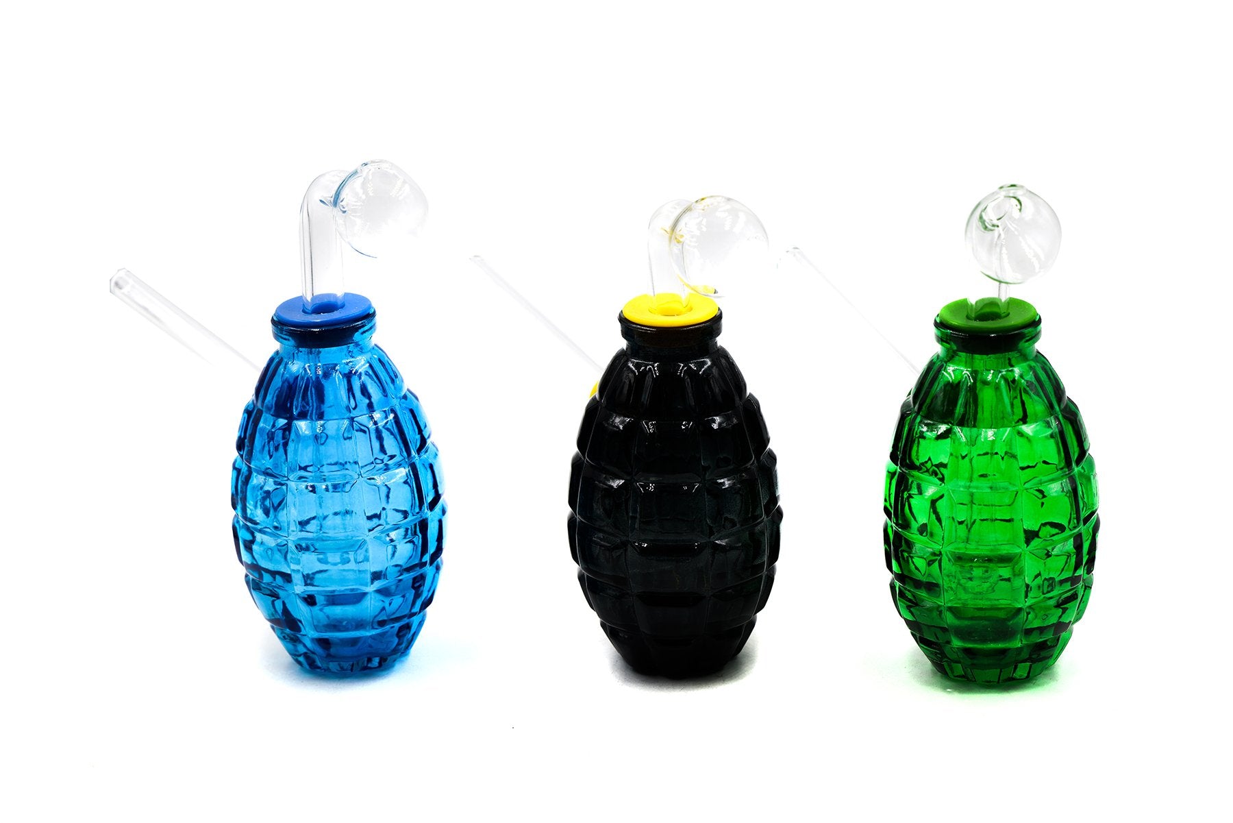 6" Grenade Oil Burner Bubbler Water Pipe