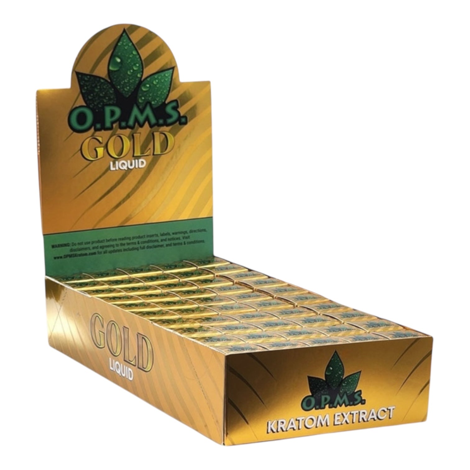 O.P.M.S. Gold Kratom Liquid Shot 50ct