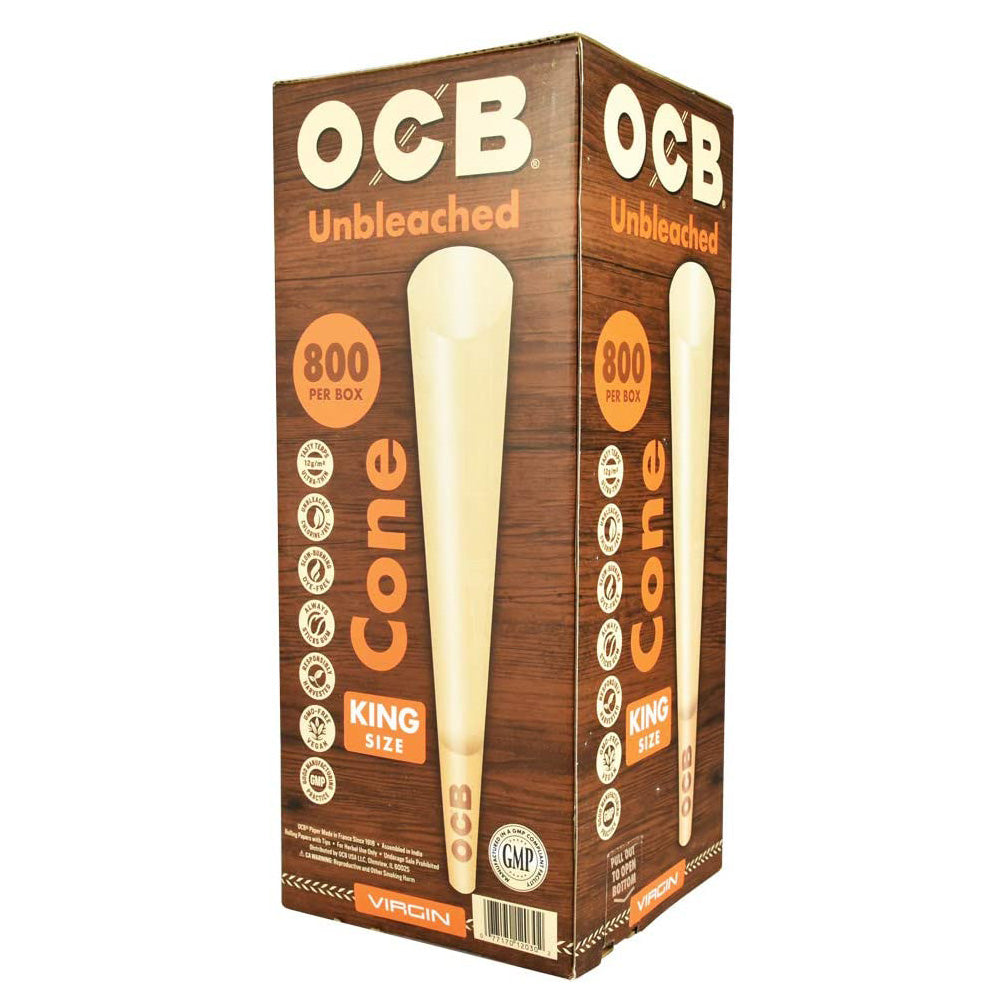 OCB Unbleached Virgin Cone King Size