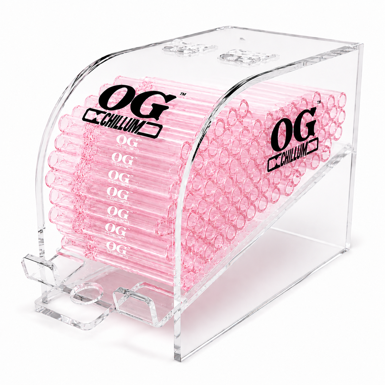 OG Glass Chillum Display - Pink