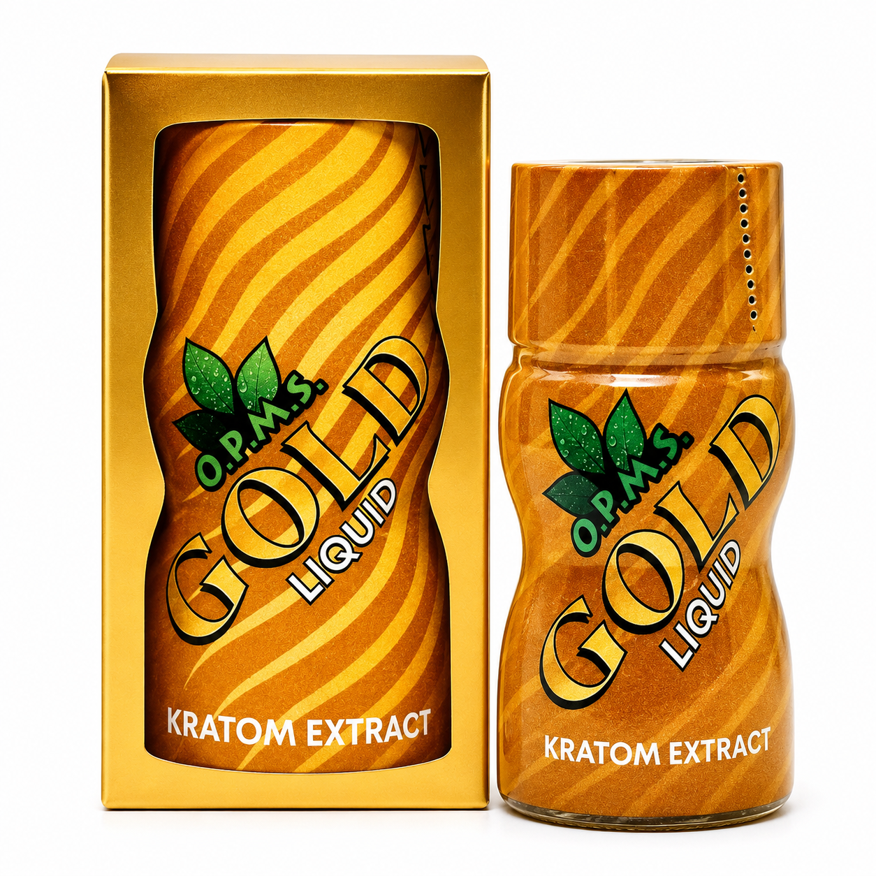 OPMS Gold Liquid Shot 50ct - Display