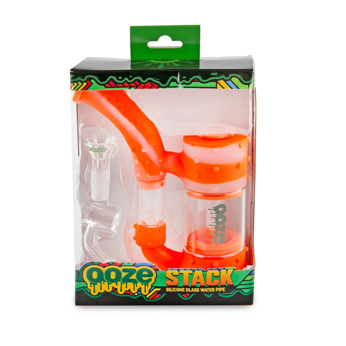 Ooze Stack Silicone Glass Bubbler