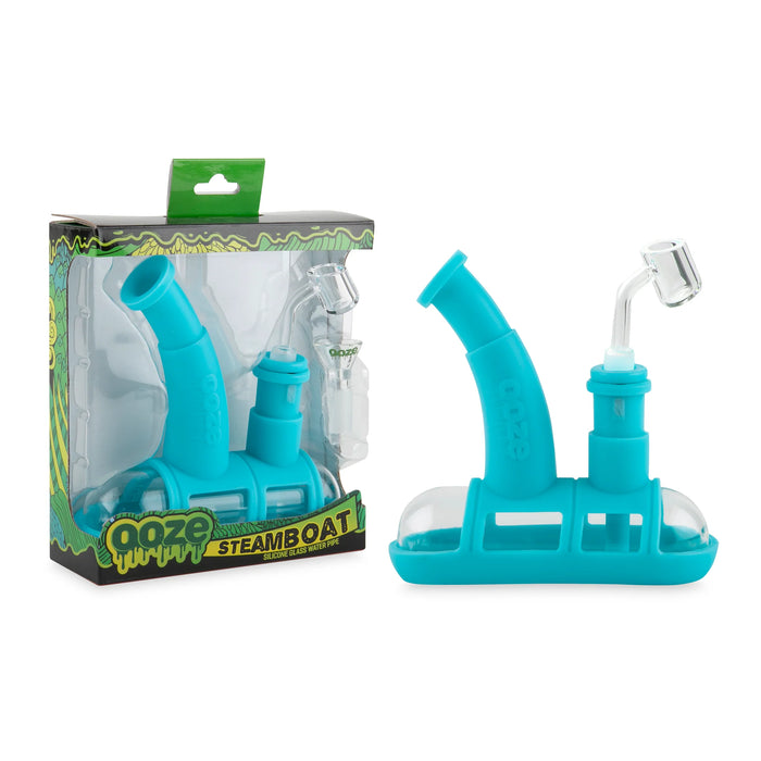 Ooze Steamboat Silicone Glass Bubbler