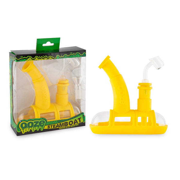 Ooze Steamboat Silicone Glass Bubbler