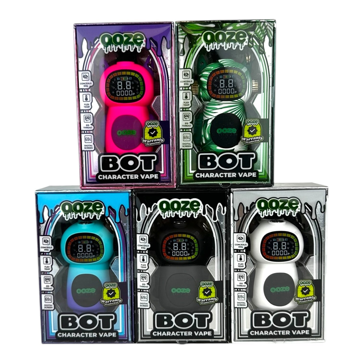 Ooze Bot Character Vape 650mAh Battery