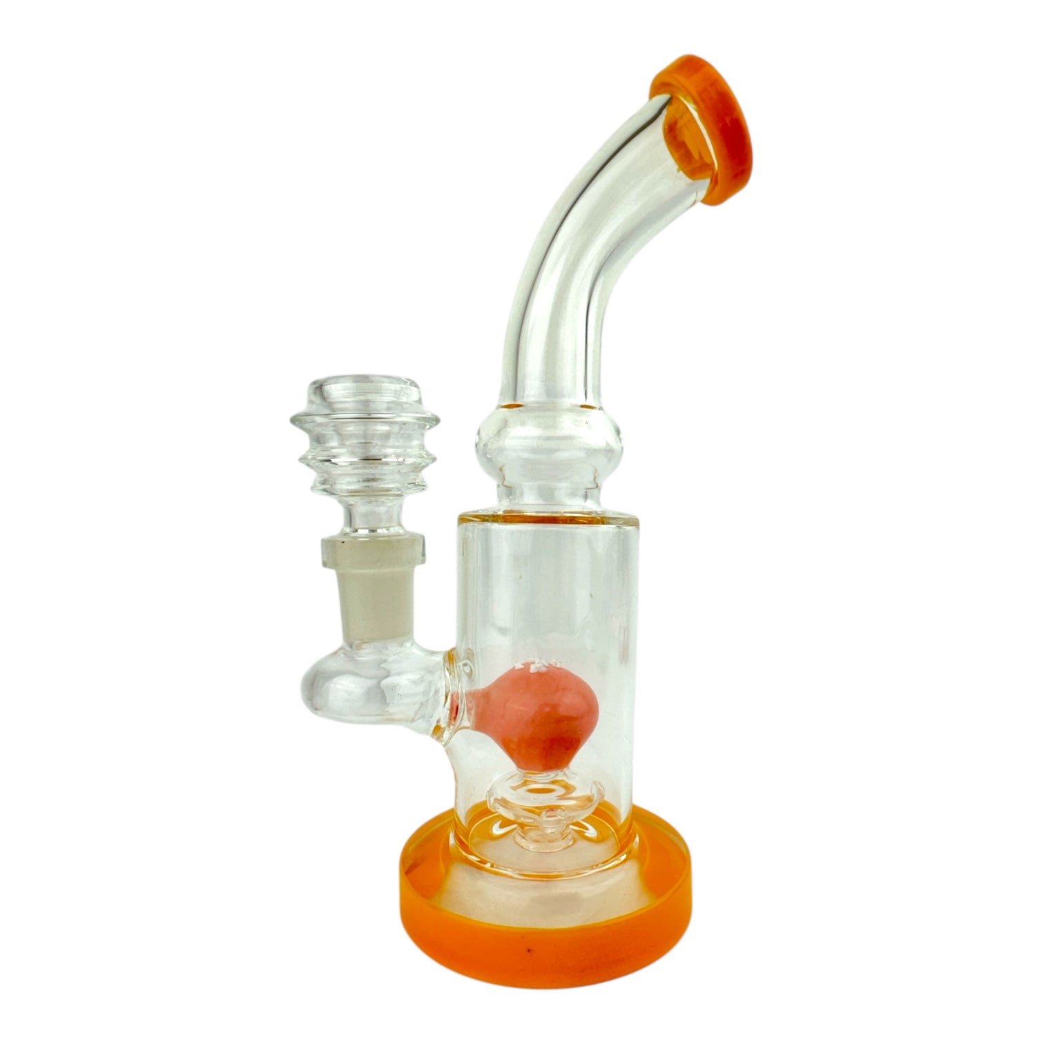 6.5” Decal Stacked Bent Neck Beaker