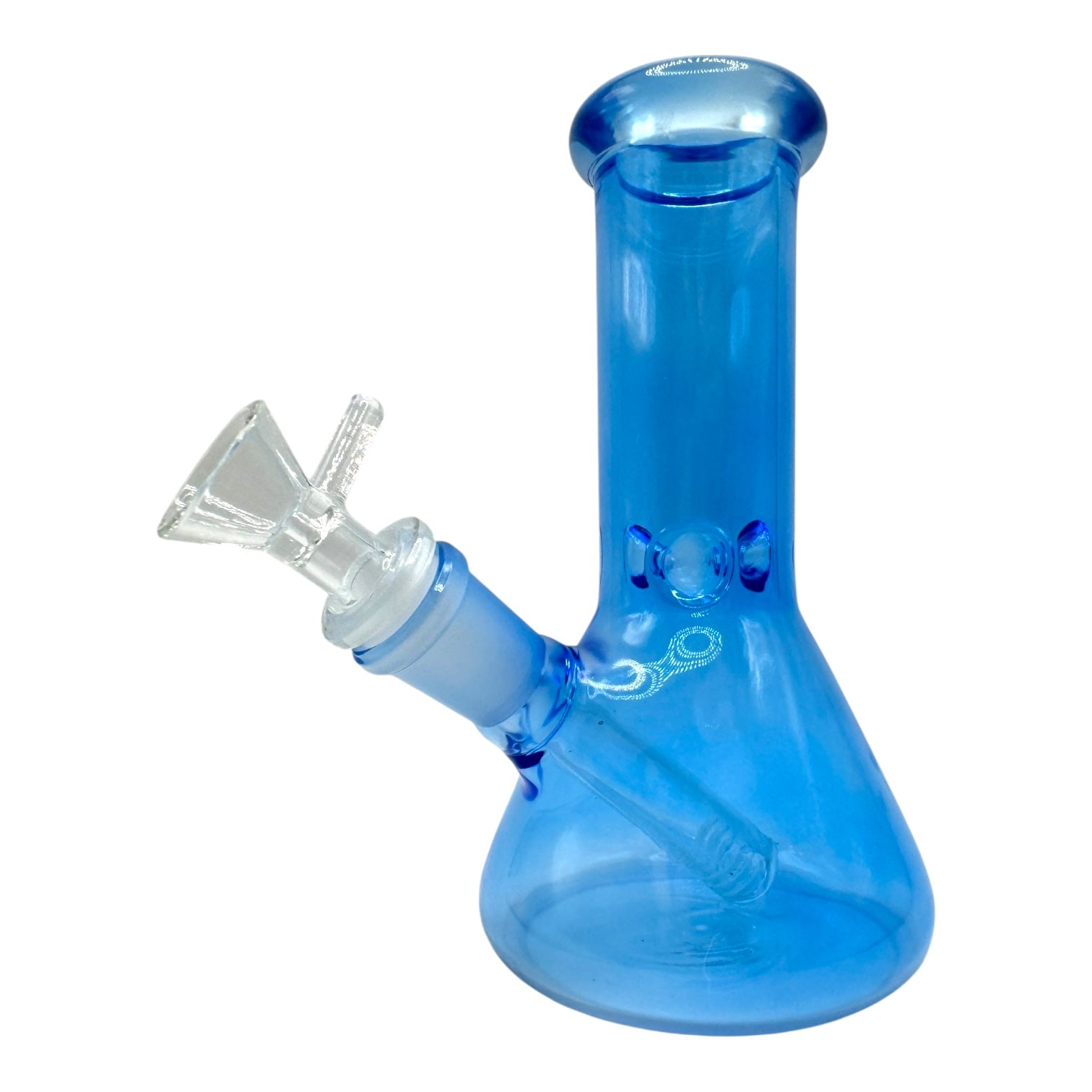 6" Mini Color Glass Beaker Water Pipe