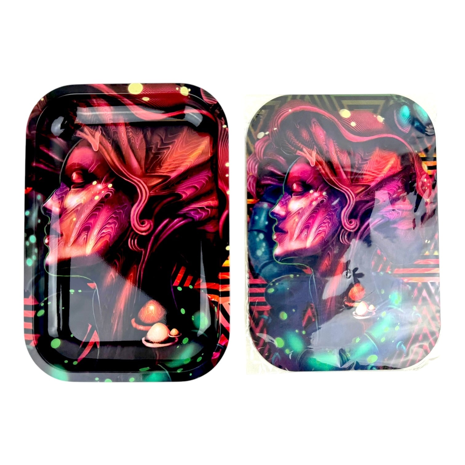 BW 3D Medium Metal Rolling Tray