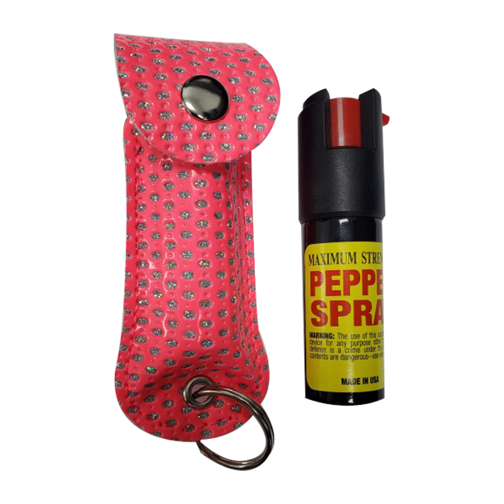Cheetah Pepper Spray Maximum Strength w/Key-Chain Case Self Defense