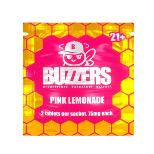 "Buzzers" 75mg - 2ct Sachet 15pk/Dis I 30 Display