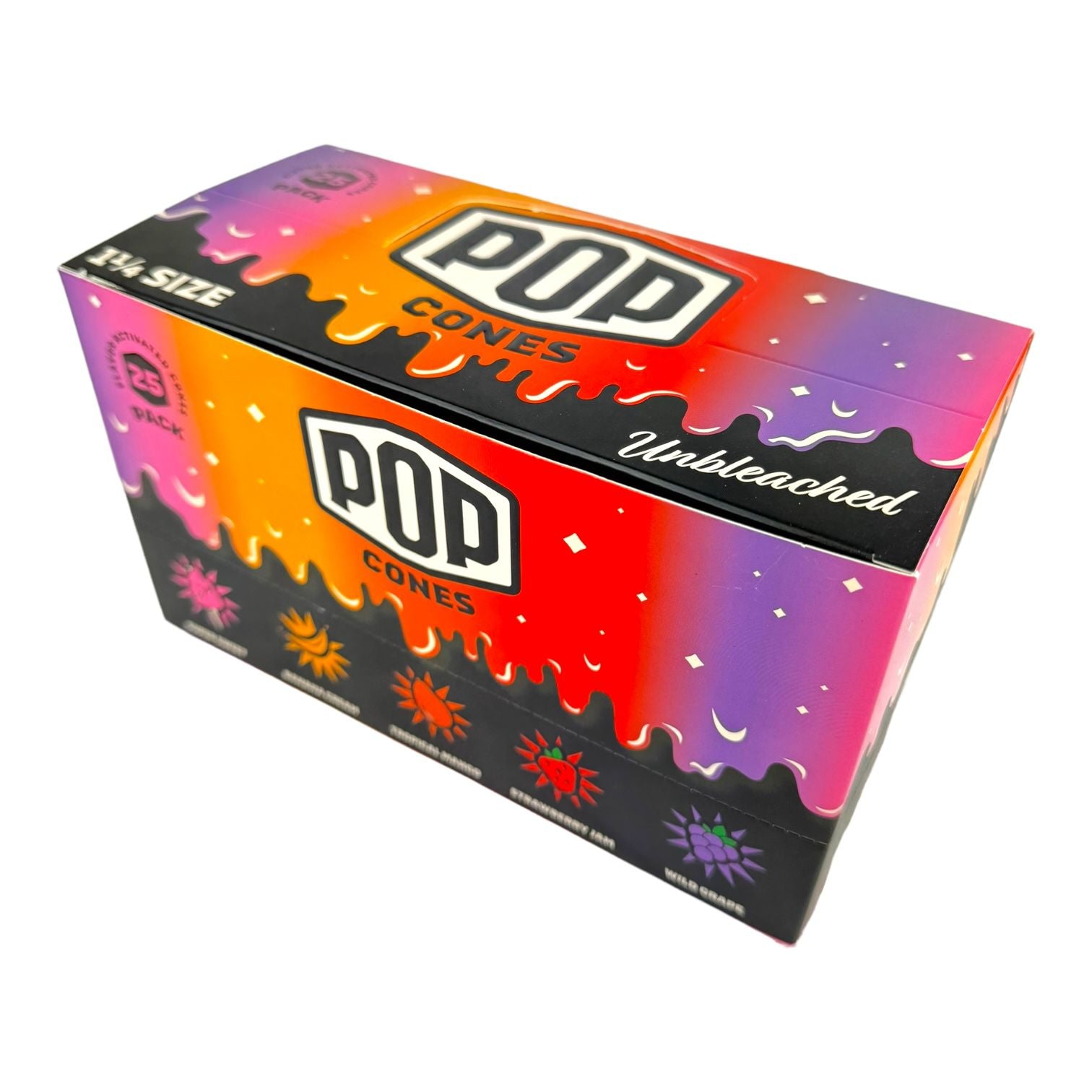 Pop Cones Unbleached 1 1/4 Pre-Rolled Cones