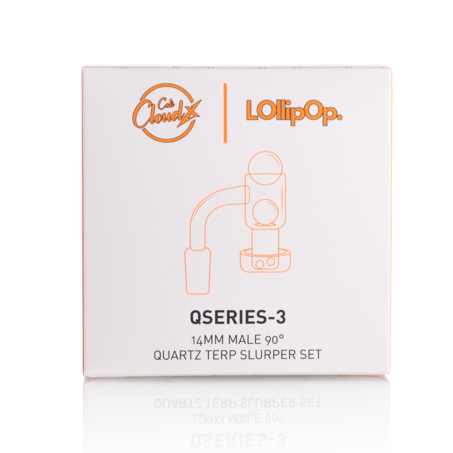 Lollipop QSeries-3 — 14mm Male 90° Quartz Terp Slurper Set