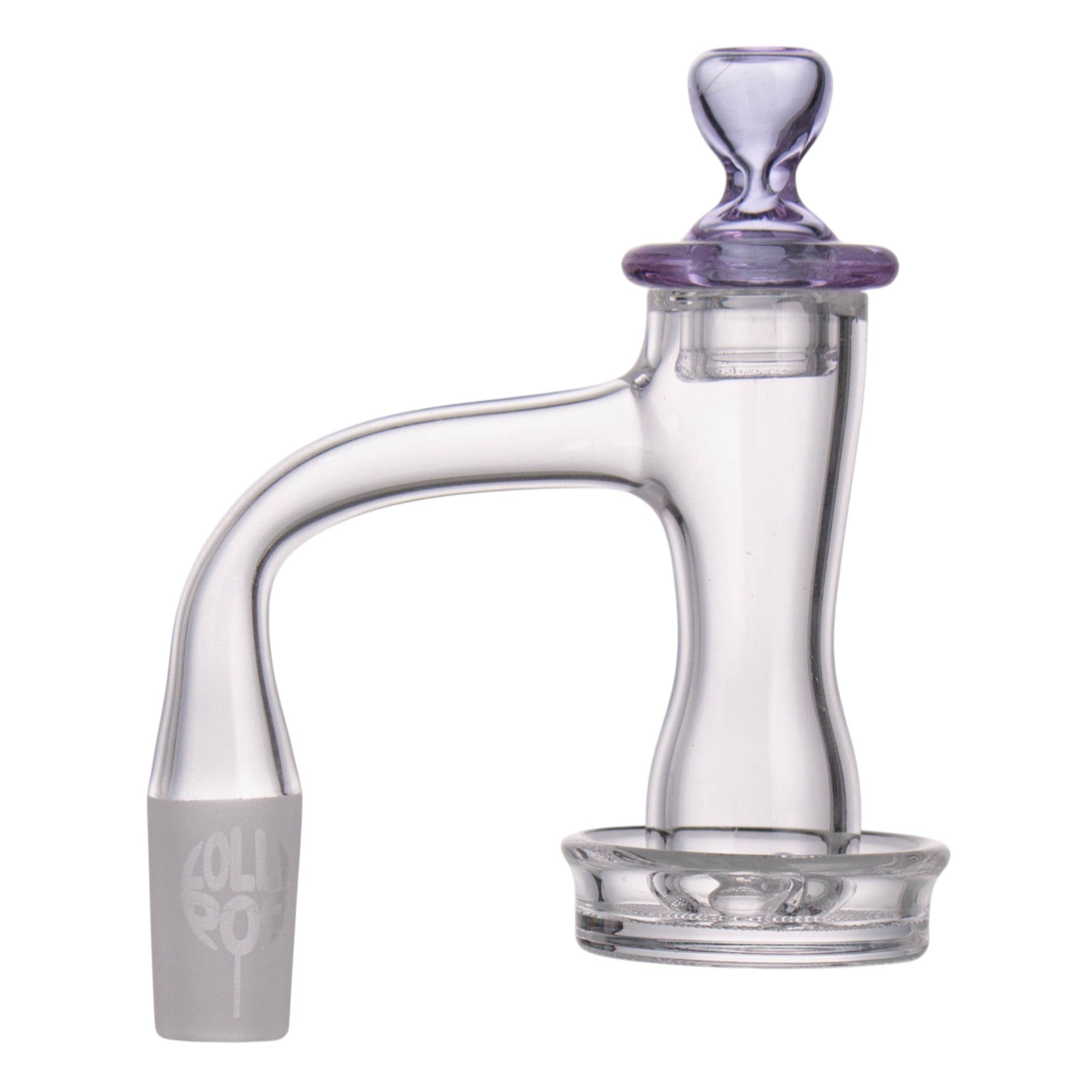 Lollipop QSeries-11 — 14mm Male 90° Fully Welded Quartz Terp Slurper Set