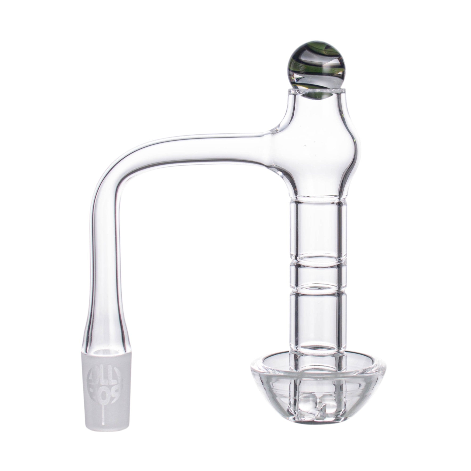 Lollipop QSeries-20 — 14mm Male 90° Fully Welded Quartz Terp Slurper Banger Set
