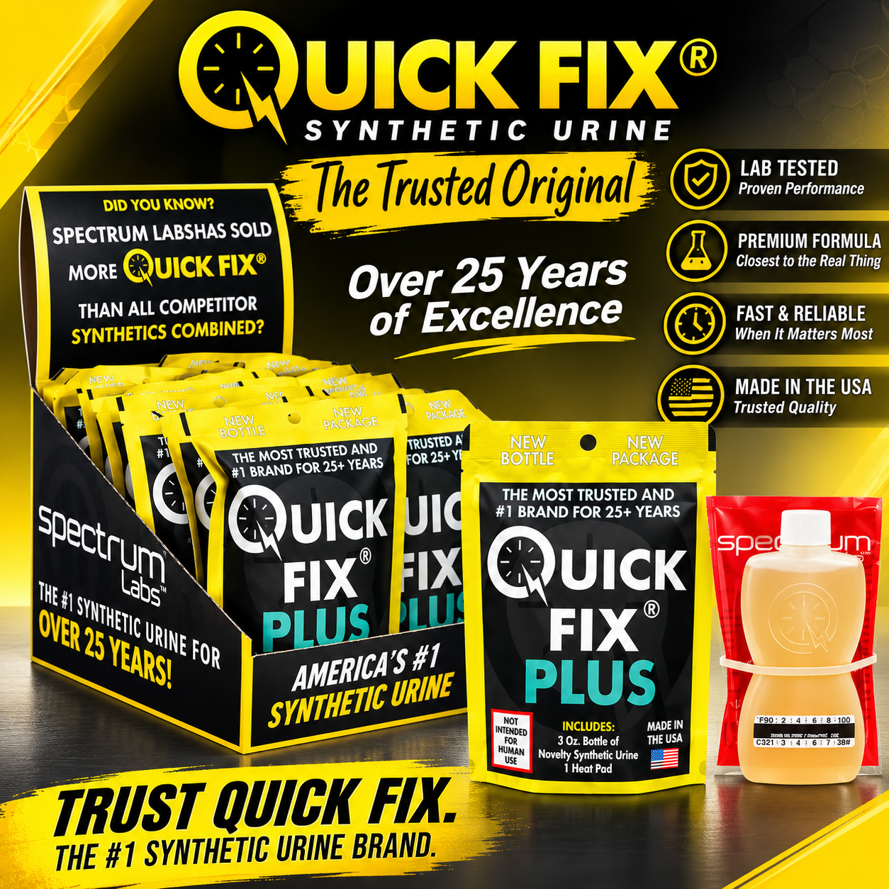 Quick Fix Plus Synthetic Urine Detox 3 oz