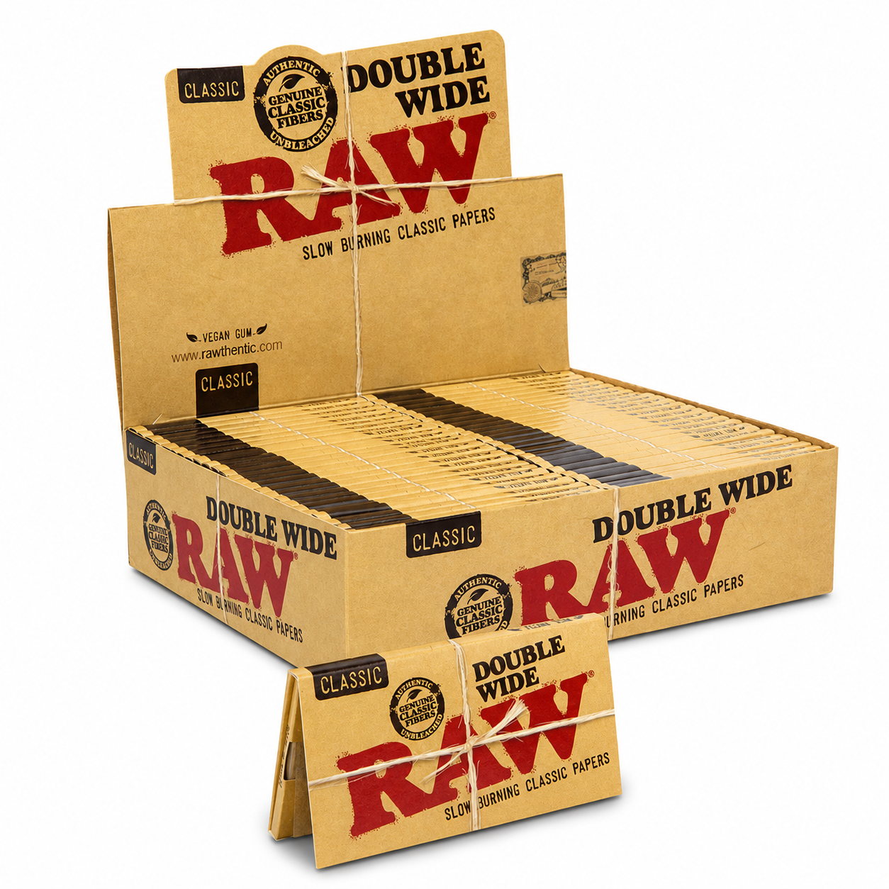 Raw Classic Paper Double Wide 50ct