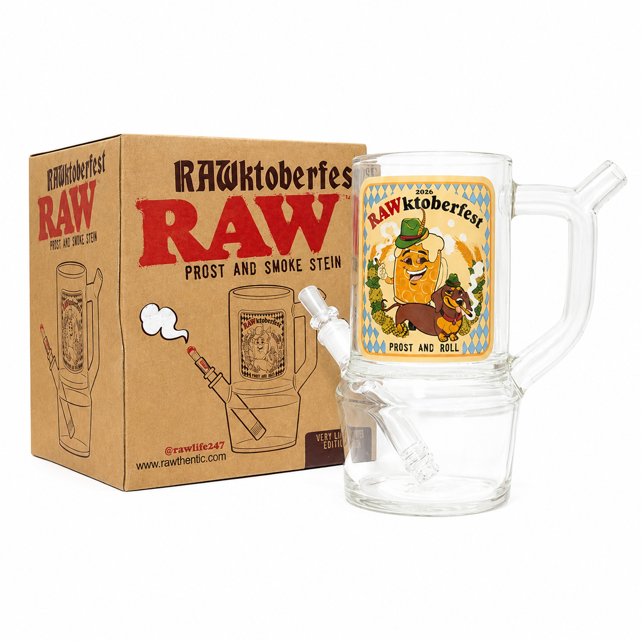 Raw Rawktoberfest Prost & Smoke Stein