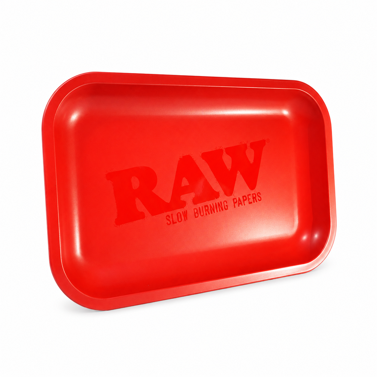 Small Raw Murder'D Red Rolling Tray 11" x 7" - 50/Mc