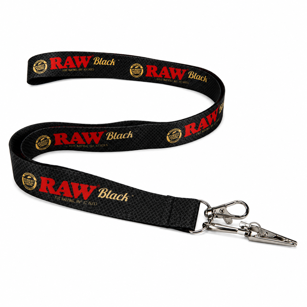 RAW Black Lanyard