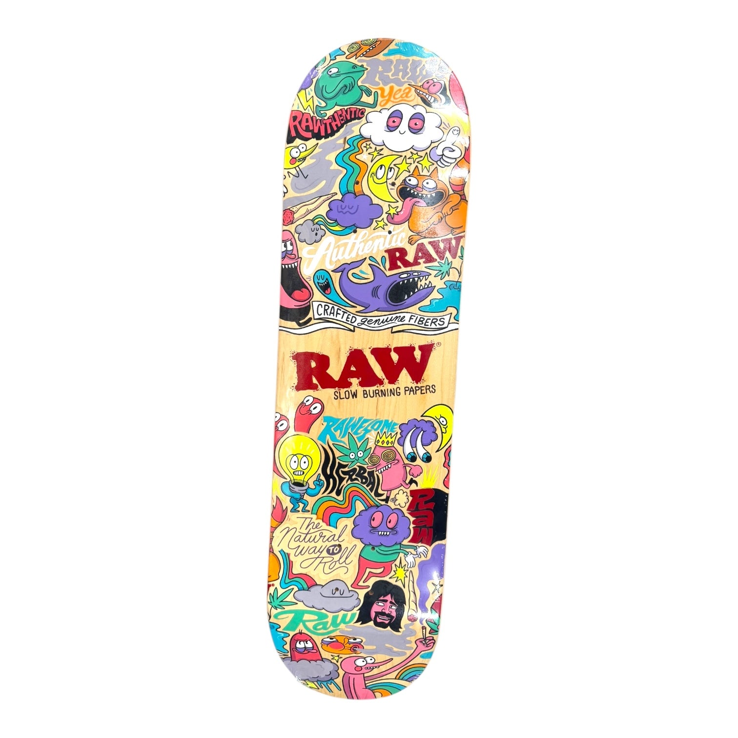 RAW Collage Art Skate Deck